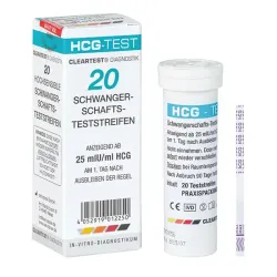 Cleartest HCG - Zwangerschapsteststrips los HCG teststrips